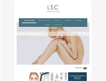Tablet Screenshot of lyonskincare.com